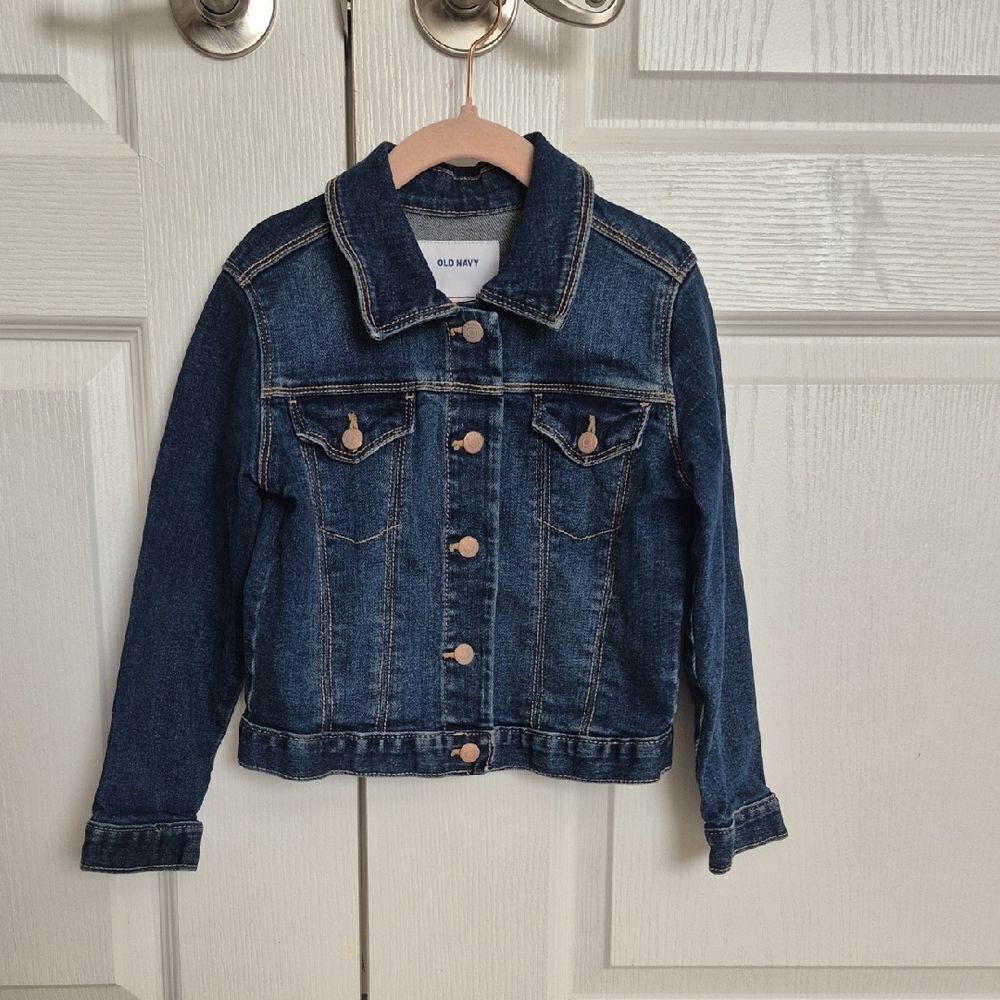Old Navy Kids Dark Blue Jean Jacket